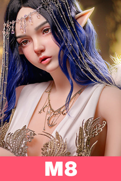 Soft Silicone #M8 Blowjob Adult ELF ROS Sex Doll Head Only