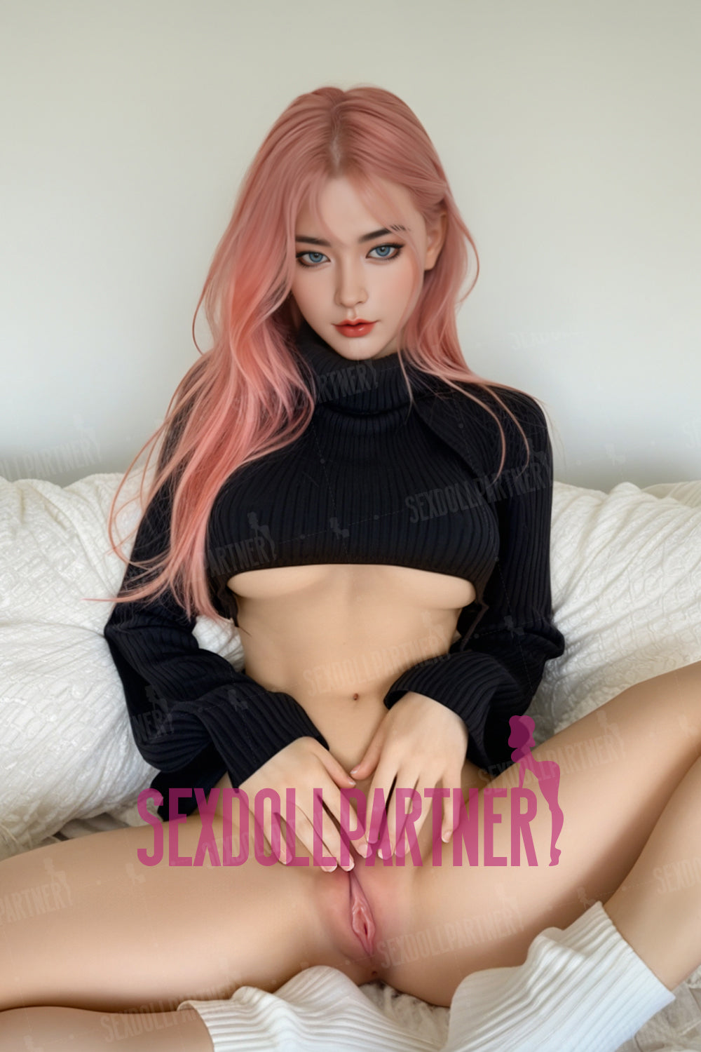 US Stock - Octavia Plus 5ft25 / 160cm #310 Silicone Head TPE Body Asian Full Body Real-looking Sex Doll