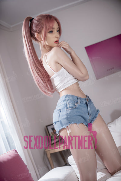 Sebastiane 5ft38/ 164cm M5 Full Silicone Realistic Cute Realistic Adult Love Sex Doll For Blowjob