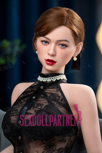 US Stock - YAMIEE Eira 5ft34/ 163cm Unique Design Silicone Head SNK24 TPE Hot Blonde Real-life Sex Doll For Blowjob
