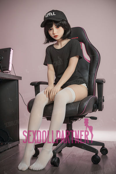 Alaska 5ft18 /158cm #211 Head TPE Full Size Cute Girl Flat Chested Sex Doll for Man