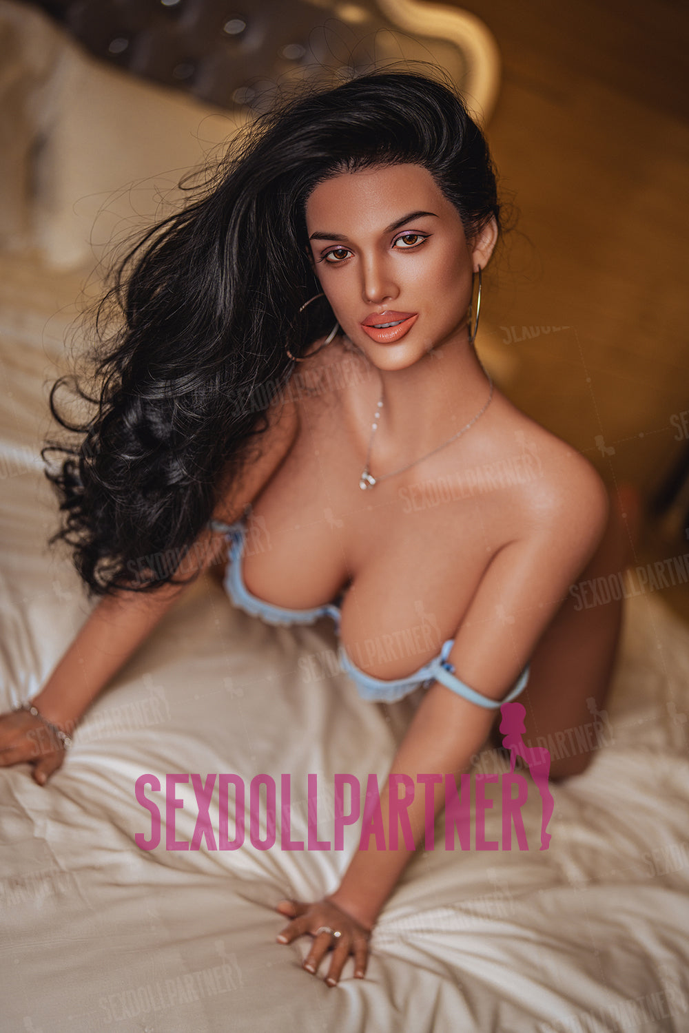 Ember 5ft51/ 168cm M45 ROS Head Full Silicone Big Butt Curvy Full Size Custom Latina Sex Doll
