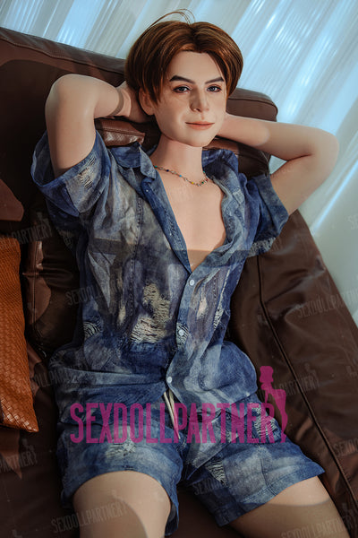 Andrew 5ft25/ 160cm L1 Head Full Silicone Cute Femebay Real-Size Male Sex Doll For Sale