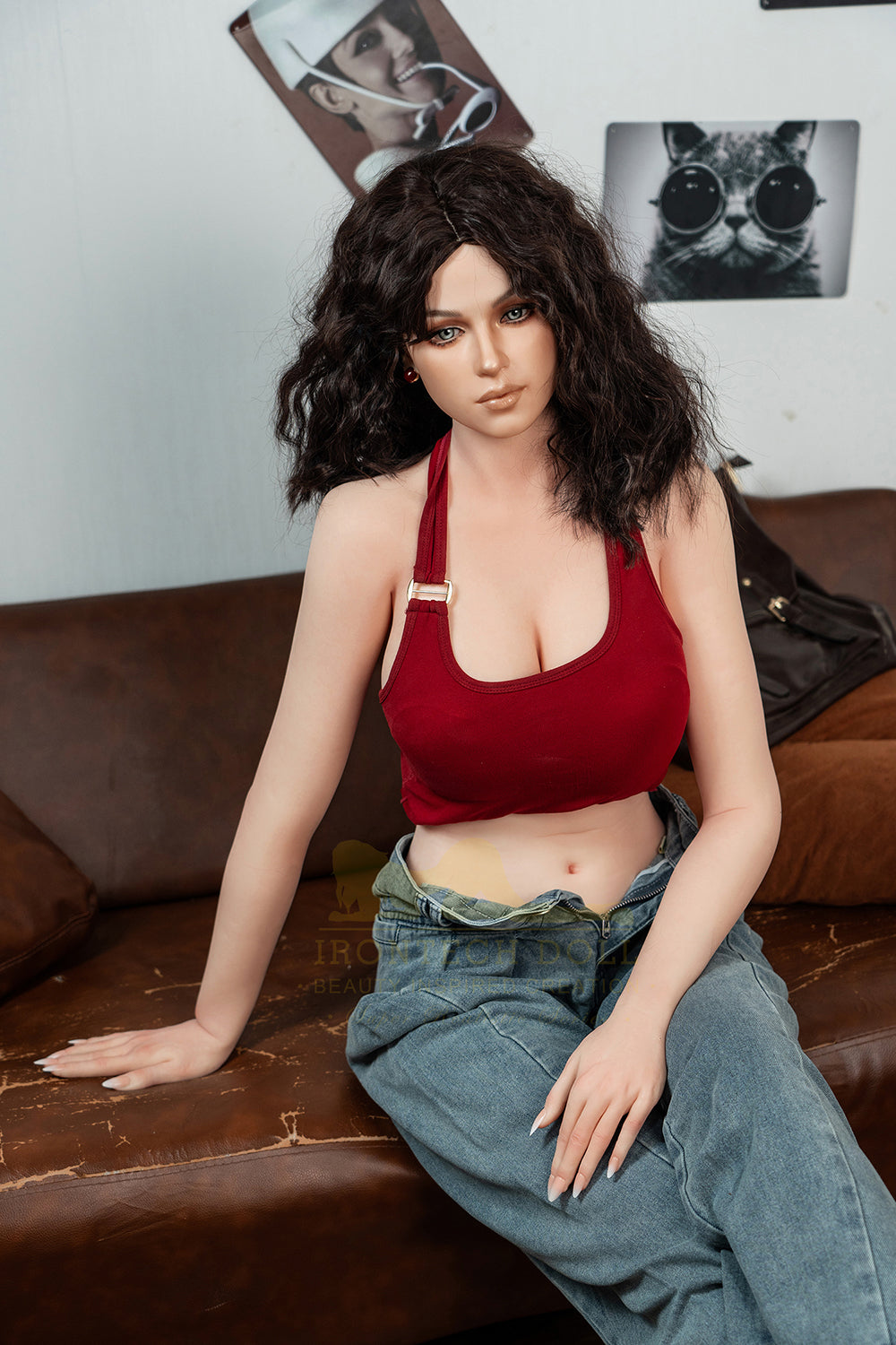 Irontechdoll Gwendoline 5ft45 / 166cm S38 Head Full Silicone Realistic Lesbian Sex Doll