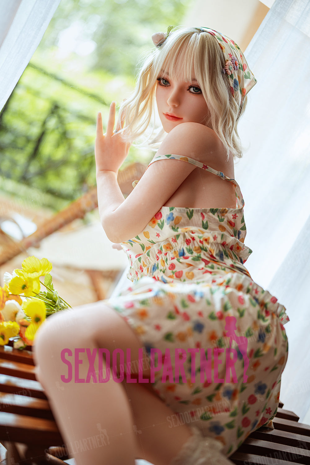 EU Stock - YAMIEE Ottilie Unique Design  4ft92/ 150cm K49 TPE Small Tits Lightweight Adult Sex Doll  Free 2nd Head
