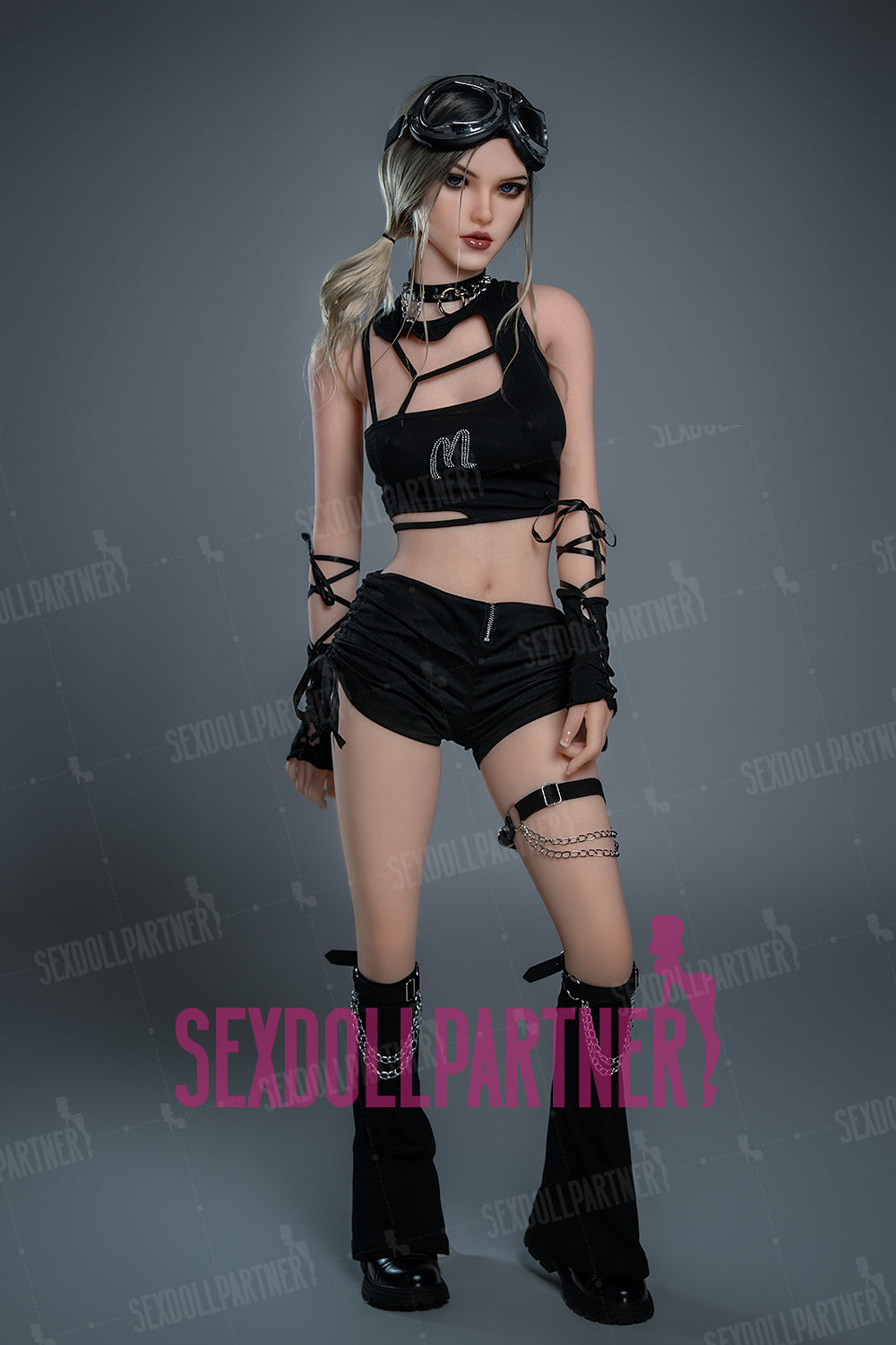 EU Stock - YAMIEE Elva Unique Design 4ft92/ 150cm K50 TPE Small Boobs Skinny Sex Doll Free 2nd Head