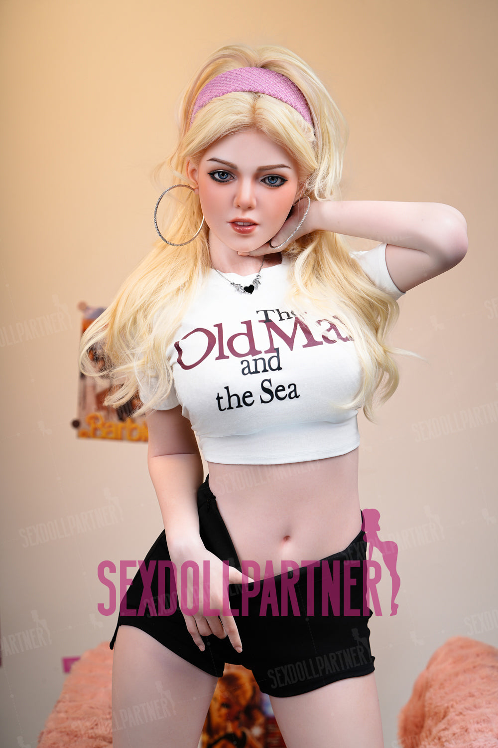 US Stock - Kai 5ft25 / 160cm #C2S Silicone Head TPE Body  Blonde Sweet American Girl Love Sex Doll