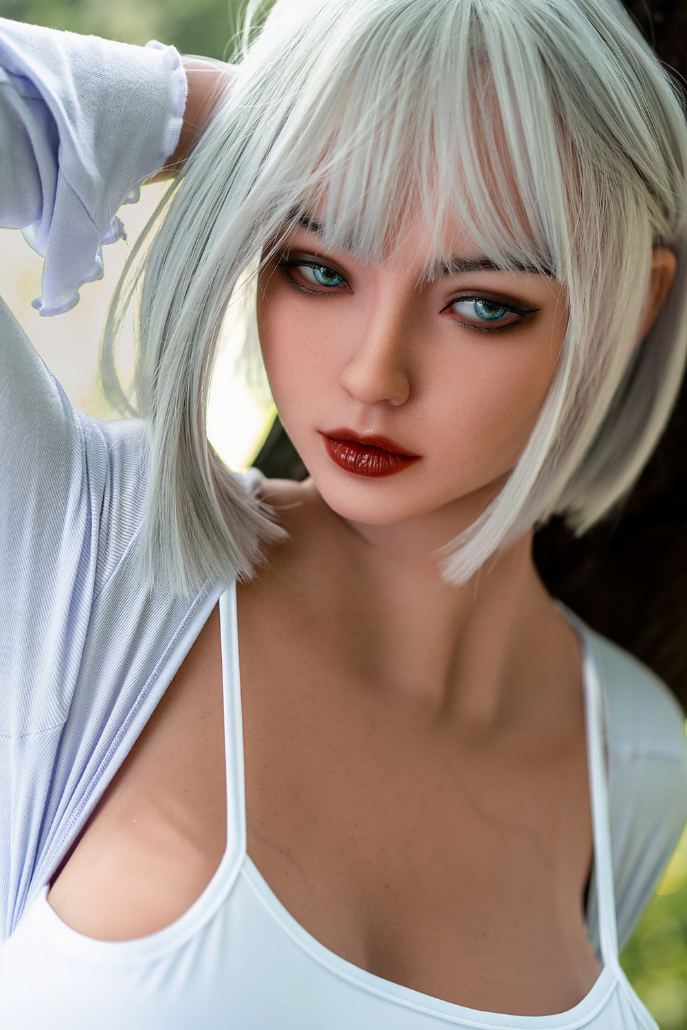 RIDMII Unique Design Danica 5ft28/ 161cm #468 Silicone Head TPE Body Realistic Adult Blowjob Sex Doll