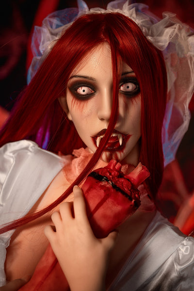 RIDMII Kama 169cm M7 Silicone Head TPE Body Halloween Vampire Adult Blowjob Sex Doll