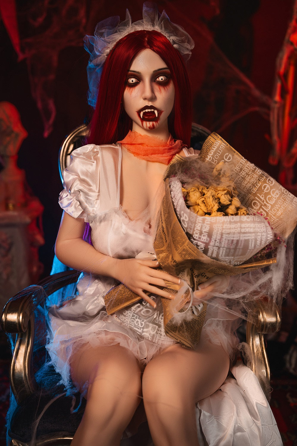 Kama M7 Soft Silicone Head Halloween Vampire Blowjob Realistic ROS Sex   SexDollPartner