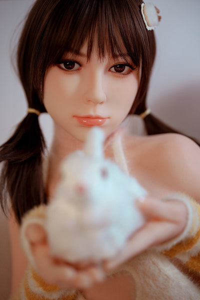 EU Stock - Norma 4ft92/ 150cm #311 Head Full TPE Japanese Lovely Flat Chest Realistic Sex Doll