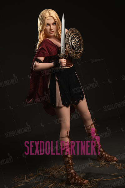 US Stock - YAMIEE Lux Unique Design  5ft38/ 164cm K35 TPE Full Size Realistic Blonde Female Sex Doll  Free 2nd Head
