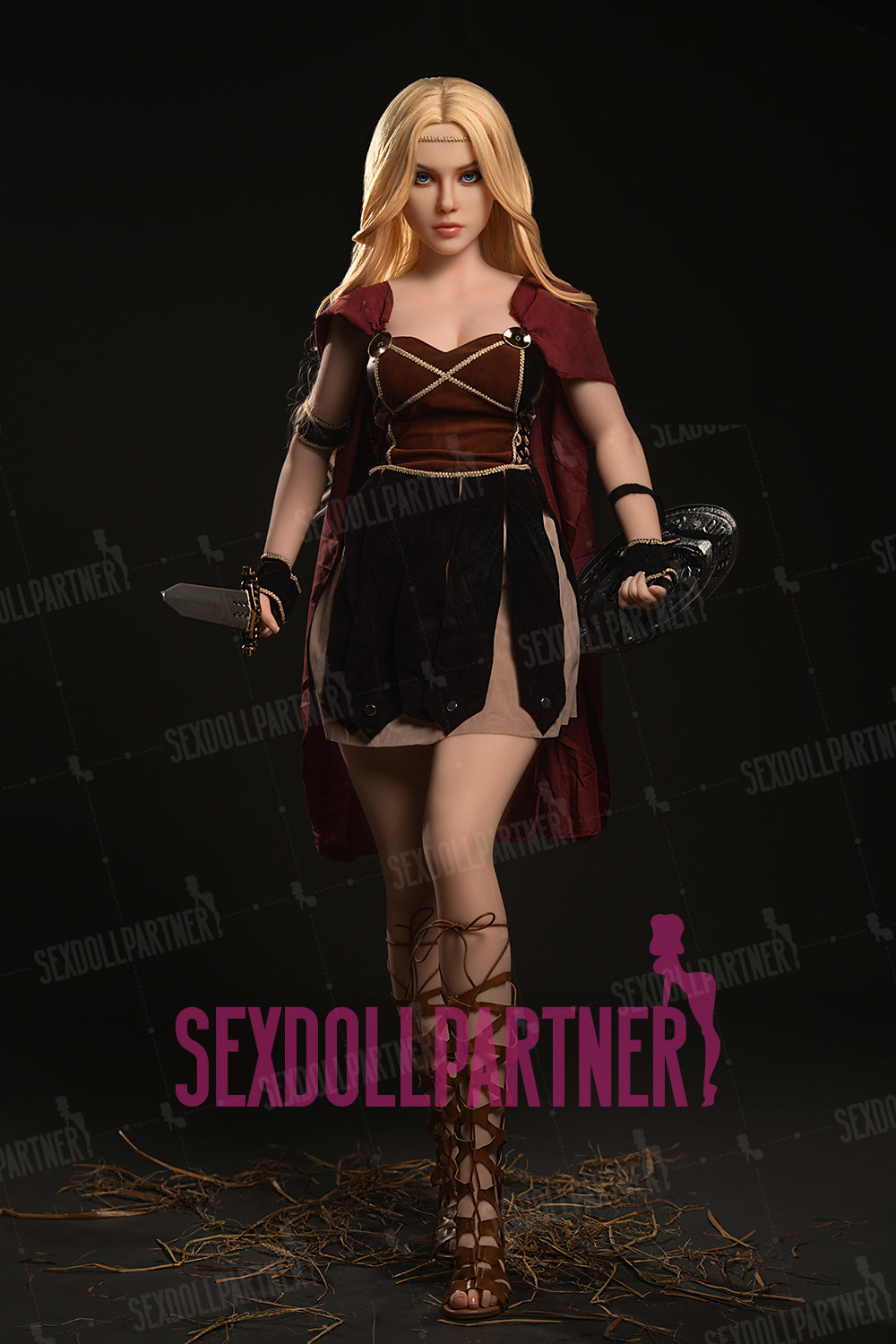 US Stock - YAMIEE Lux Unique Design  5ft38/ 164cm K35 TPE Full Size Realistic Blonde Female Sex Doll  Free 2nd Head