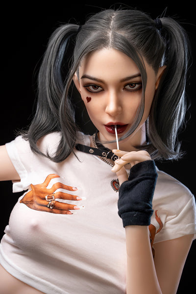 Makayla 5ft68 / 173cm #M7 Silicone Head + TPE Body Curvy Celebrity Full Body Sex Doll For Blowjob