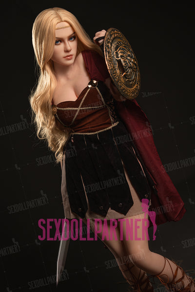 US Stock - YAMIEE Lux Unique Design  5ft38/ 164cm K35 TPE Full Size Realistic Blonde Female Sex Doll  Free 2nd Head
