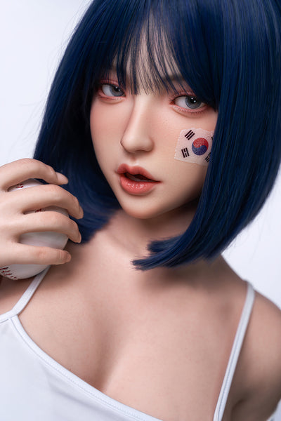 Carol 5ft18 /158cm Full Silicone Realistic South Korea Girl Sex Doll For Blowjob