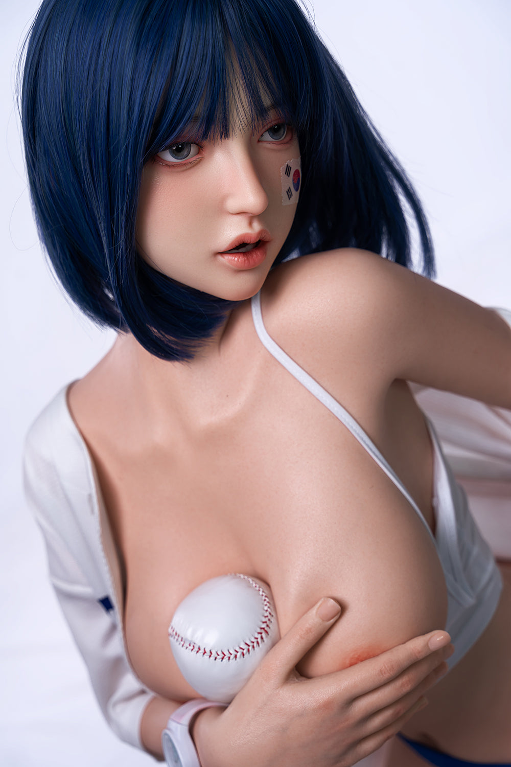 Carol 5ft18 /158cm Full Silicone Realistic South Korea Girl Sex Doll For Blowjob