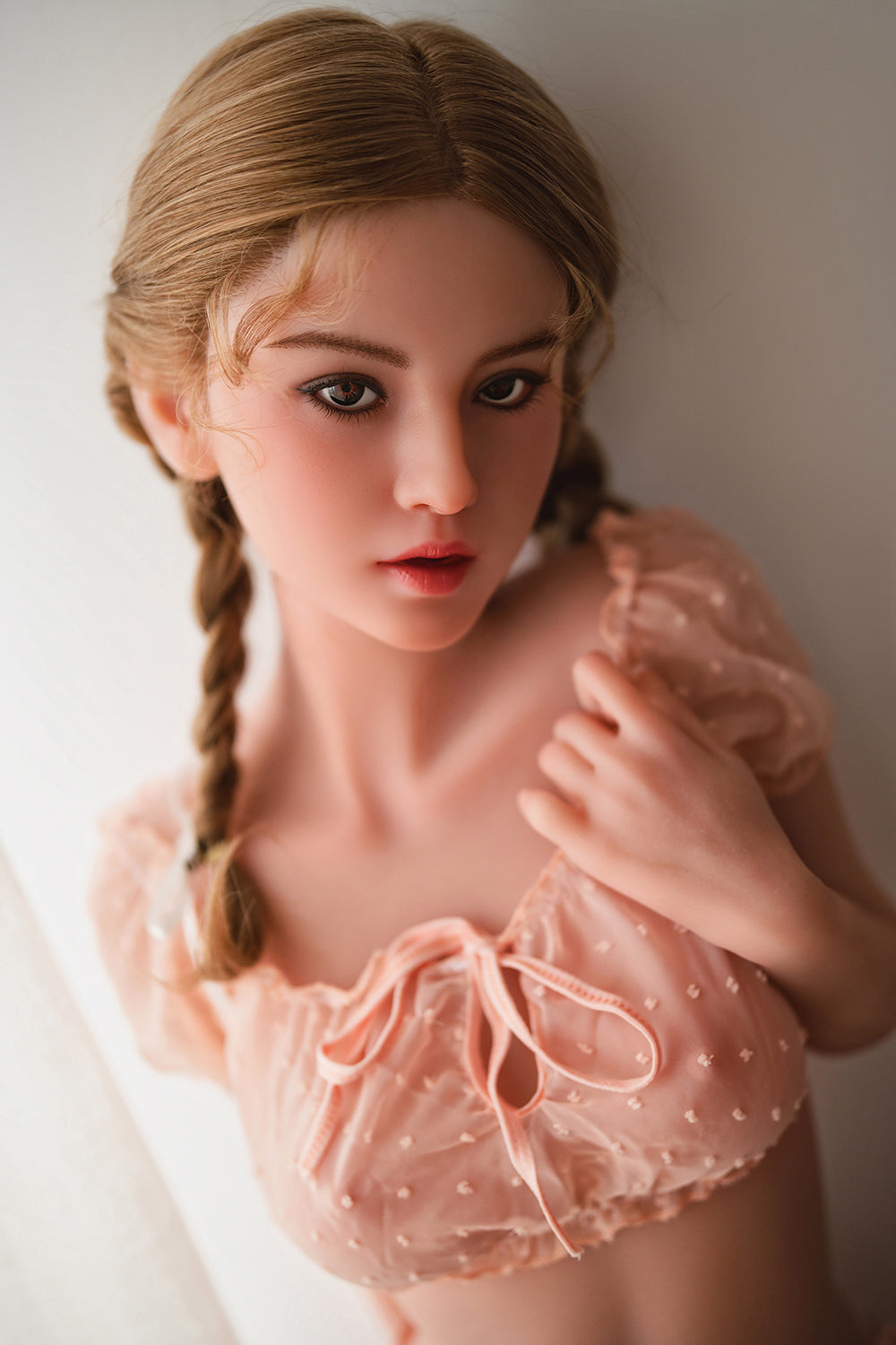 US Stock - Arden 4ft92/ 150cm M46ROS Movable Jaw Head TPE Body Full Size Lovely Girl Adult Sex Doll Free 2nd Head