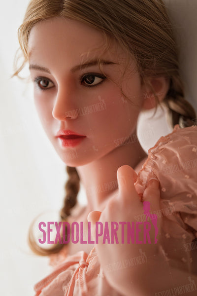 US Stock - Arden 4ft92/ 150cm M46ROS Movable Jaw Head TPE Body Full Size Lovely Girl Adult Sex Doll Free 2nd Head