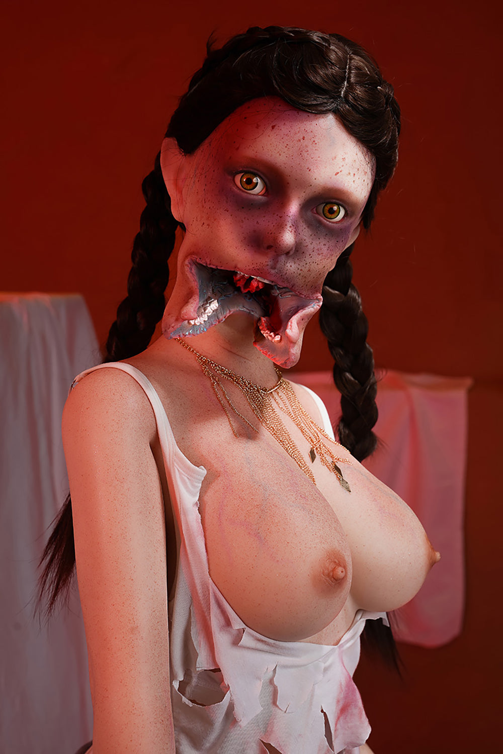 US Stock - Fay 5ft11/ 156cm #D Z1 Head Full Silicone Realistic Love Sex Doll For Halloween