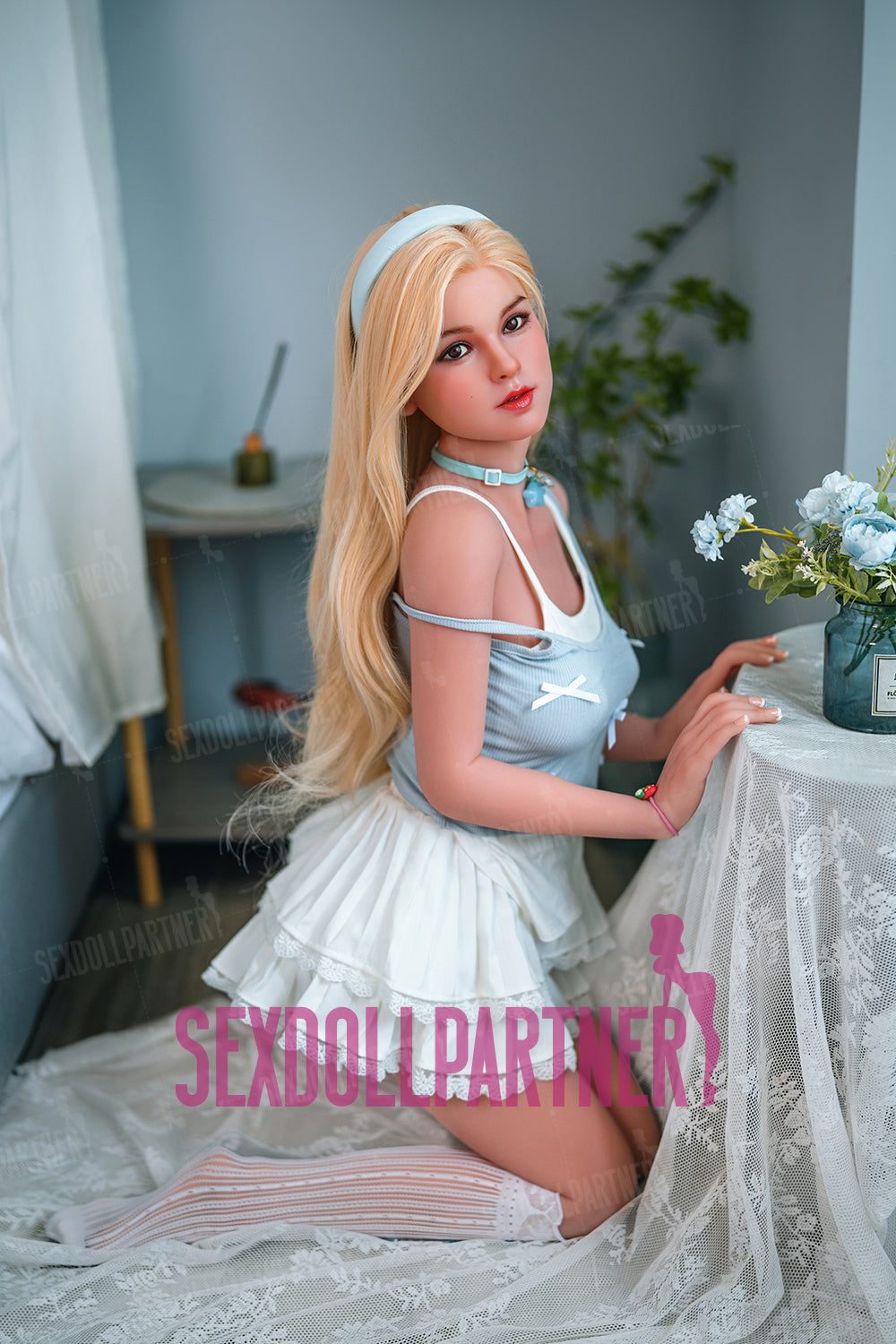 US Stock - Ariella 4ft92/ 150cm M15ROS Movable Jaw Head TPE Body Lightweight Cute Girl Adult Sex Doll Free 2nd Head