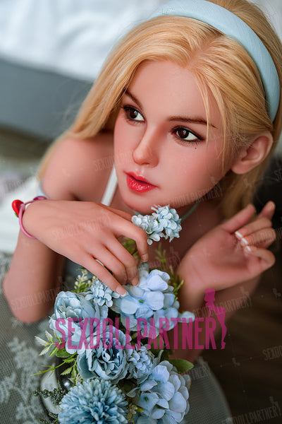 US Stock - Ariella 4ft92/ 150cm M15ROS Movable Jaw Head TPE Body Lightweight Cute Girl Adult Sex Doll Free 2nd Head