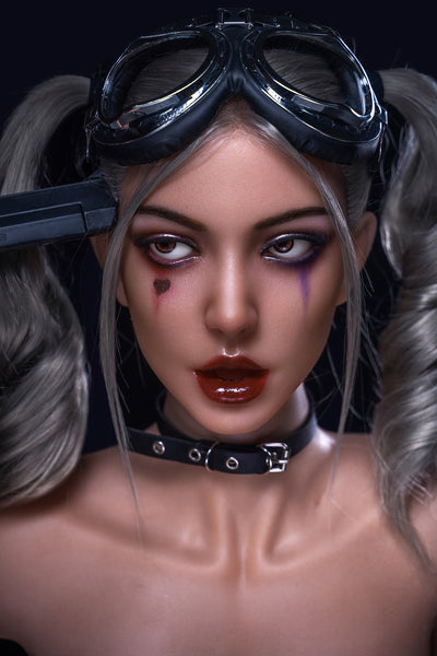 Soft Silicone #M7 Harley Head Halloween Oral Sex ROS Sex Doll Head Only