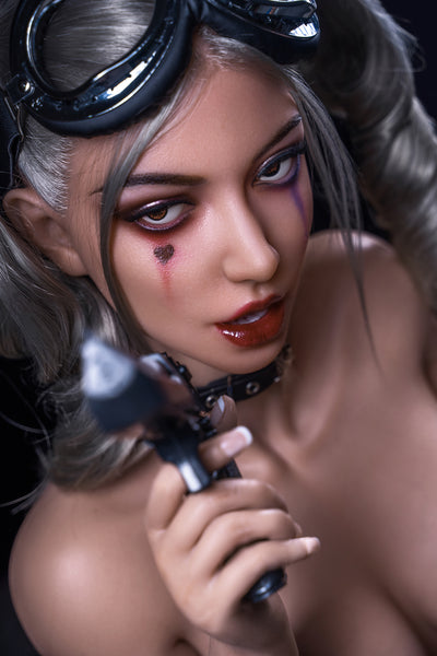 Soft Silicone #M7 Harley Head Halloween Oral Sex ROS Sex Doll Head Only