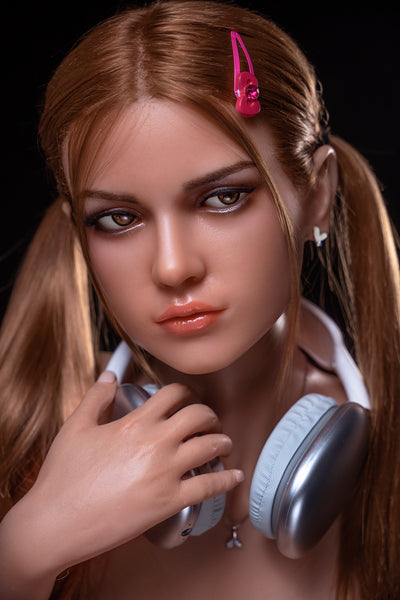Soft Silicone #M6 Gina Oral Sex Head Real-life ROS Sex Doll Head Only