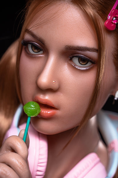Soft Silicone #M6 Gina Oral Sex Head Real-life ROS Sex Doll Head Only