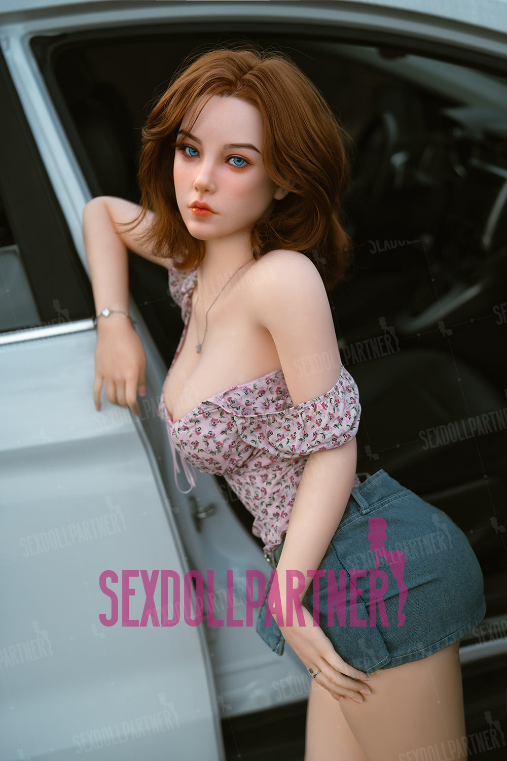 US Stock - YAMIEE Unique Design Aeris 4ft99 /152cm K62 Silicone Head + TPE Body Full Size Realistic Premium Sex Doll Free 2nd Head
