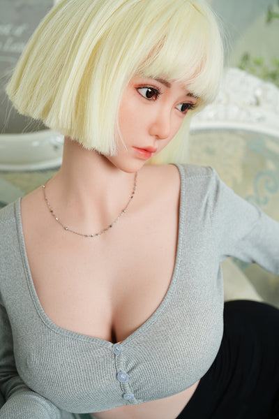 US Stock - Moe 5ft58/170cm #C39S Silicone Head TPE Body Hot Asian Lady Love Doll Free 2nd Head