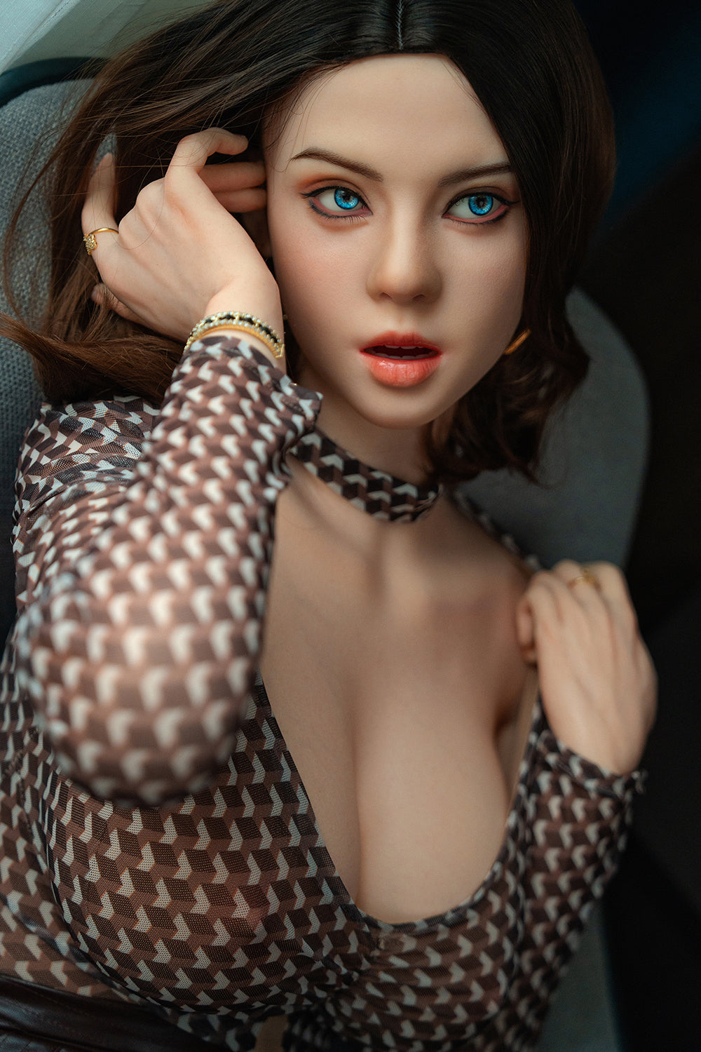 Sariah 5ft51/ 168cm M20 ROS Head Full Silicone Big Ass Sexy Lady Real-Size Custom Sex Doll