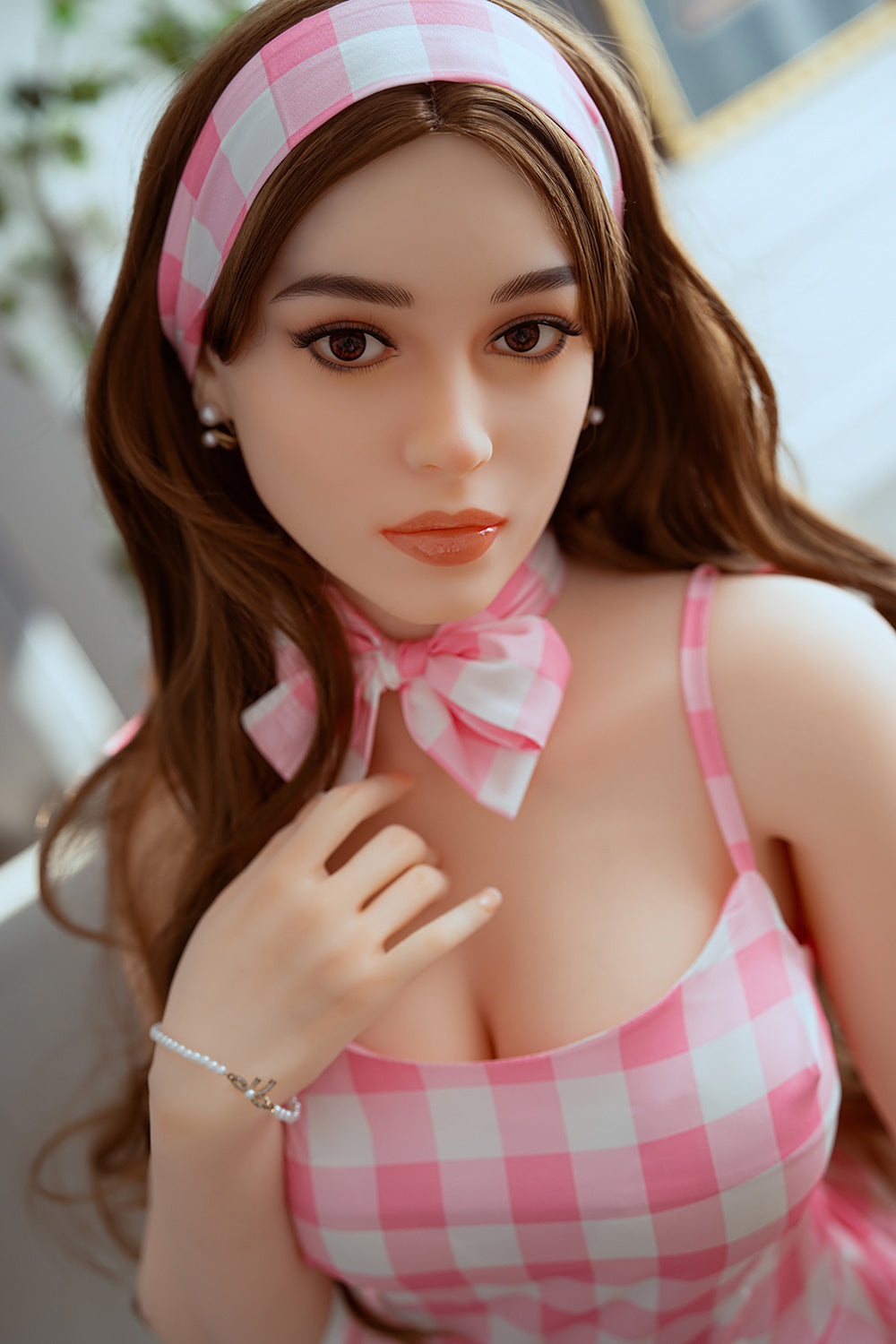 US Stock - YAMIEE Unique Design Noemi 4ft99 /152cm K47 Full TPE Big Tits Lovely Girl Adult Sex Doll  Free 2nd Head