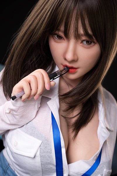 Gail 5ft21/ 159cm #430 Head Full Silicone Big Boobs Japanese Office Lady Real-life Sex Doll