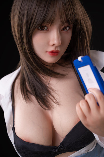 RIDMII Gail 159cm #430 Head Full Silicone Big Boobs Japanese Office Lady Lifelike Sex Doll