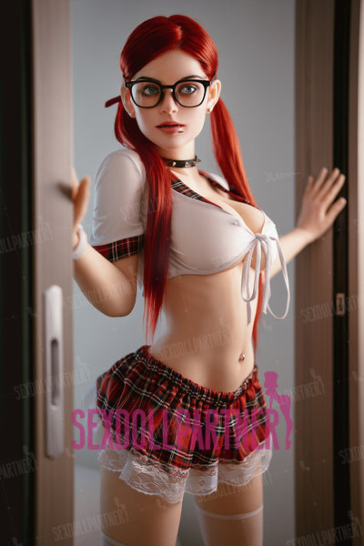 US Stock -  RIDMII Unique Design Janice 5ft25 / 160cm #M-K15 Silicone Head TPE Body Big Boobs Blowjob Love Doll For Men