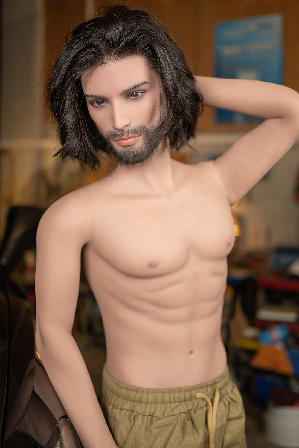 RIDMII Jordan 168cm Sturdy Body Coll Male Realistic Sex doll - 168cm, Custom Sex Doll, Male Doll, New Arrivals, Unique Design - SexDollPartner