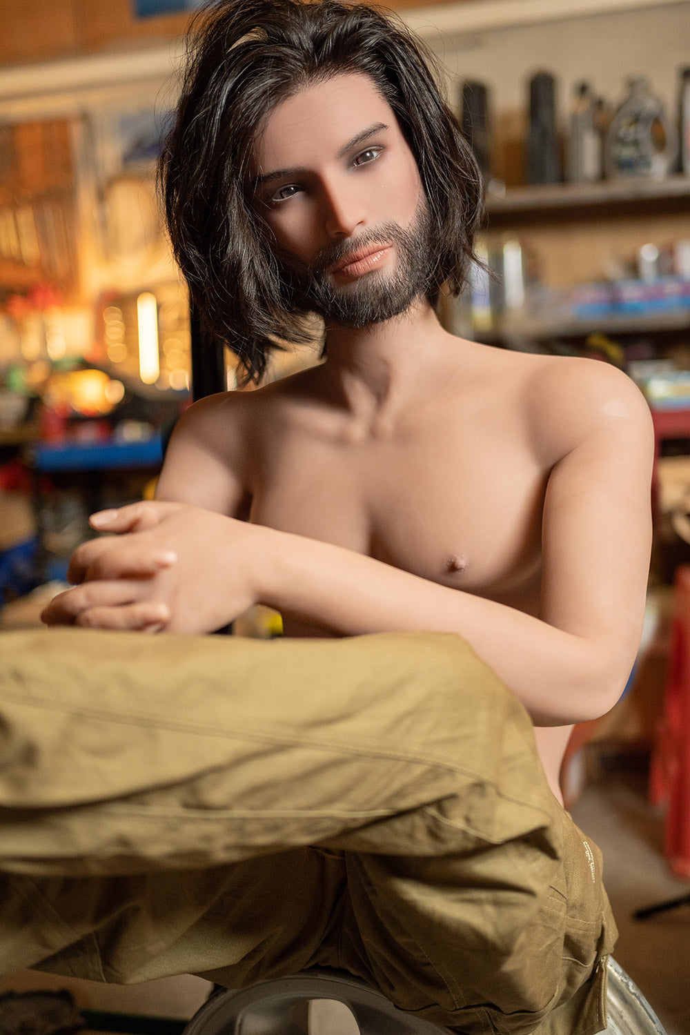 RIDMII Jordan 168cm Sturdy Body Coll Male Realistic Sex doll - 168cm, Custom Sex Doll, Male Doll, New Arrivals, Unique Design - SexDollPartner