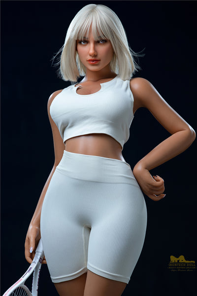 Irontechdoll Fidelia 5ft38/ 164cm S17 Head Full Silicone Tan Athletic Full Body Adult Sex Doll