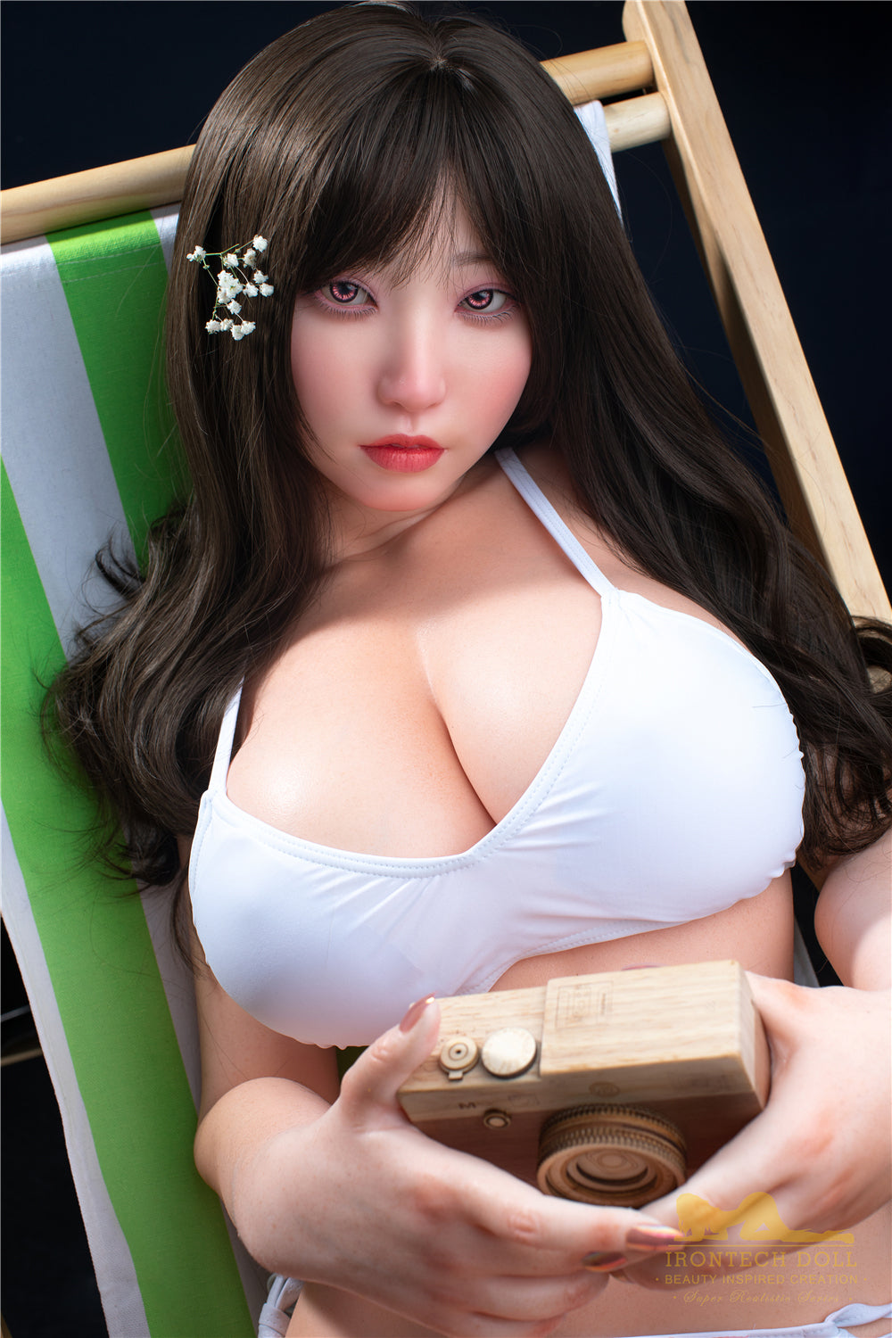 Irontechdoll Aldina 5ft41/ 165cm S20 Head Full Silicone Asian Big Tits Realistic Mature Women Sex Doll