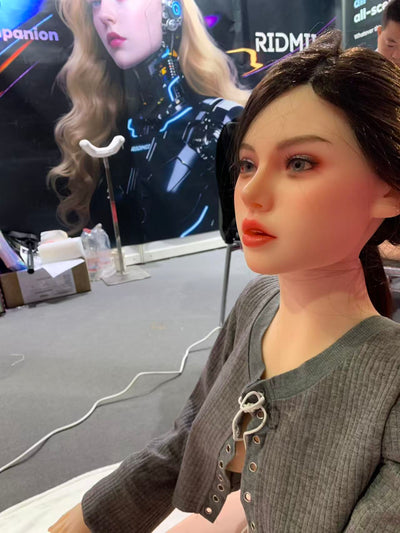 EU Stock - Venus 2025 RIDMII Unique Design Fiora 5ft38/ 164cm 1130E ROS Soft Silicone Head + TPE Body Real-looking Female Blowjob Sex Doll On Clearance Sale