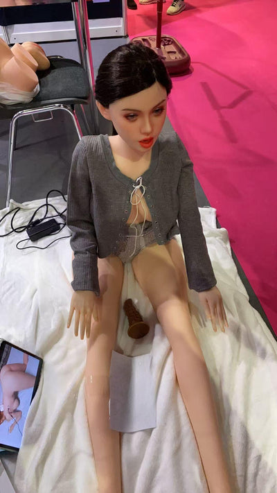 EU Stock - Venus 2025 RIDMII Unique Design Fiora 5ft38/ 164cm 1130E ROS Soft Silicone Head + TPE Body Real-looking Female Blowjob Sex Doll On Clearance Sale