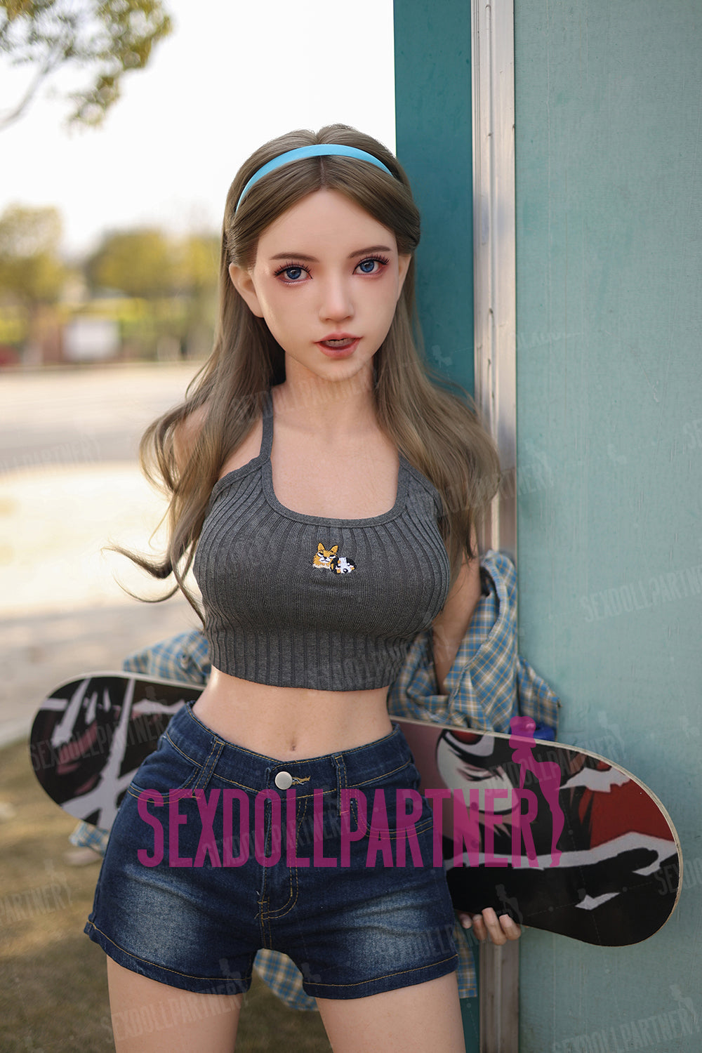Tindra 4ft92/ 150cm #K171 ROS Head Full Silicone Medium Breasts Lovely Blowjob Sex Doll