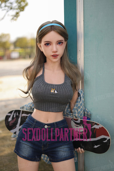 Tindra 4ft92/ 150cm #K171 ROS Head Full Silicone Medium Breasts Lovely Blowjob Sex Doll