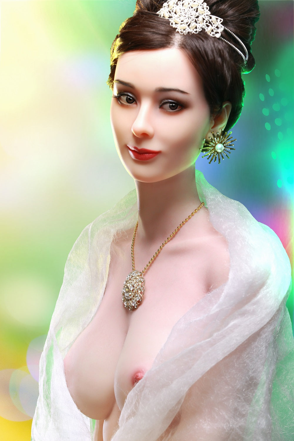 US Stock - RIDMII Ale Unique Design 5ft25/ 160cm Silicone Head TPE Body Real-life Full Size Celebrity Sex Doll On Clearance Sale