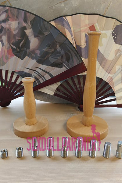 Wooden Sex Doll Head Stand For Display And Storage