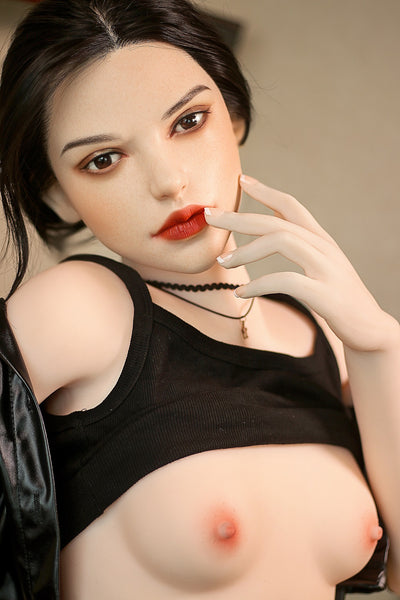 US Stock -  Andra 5ft21/ 159cm S16 Silicone Head + TPE Body Flat Chest Sex Doll