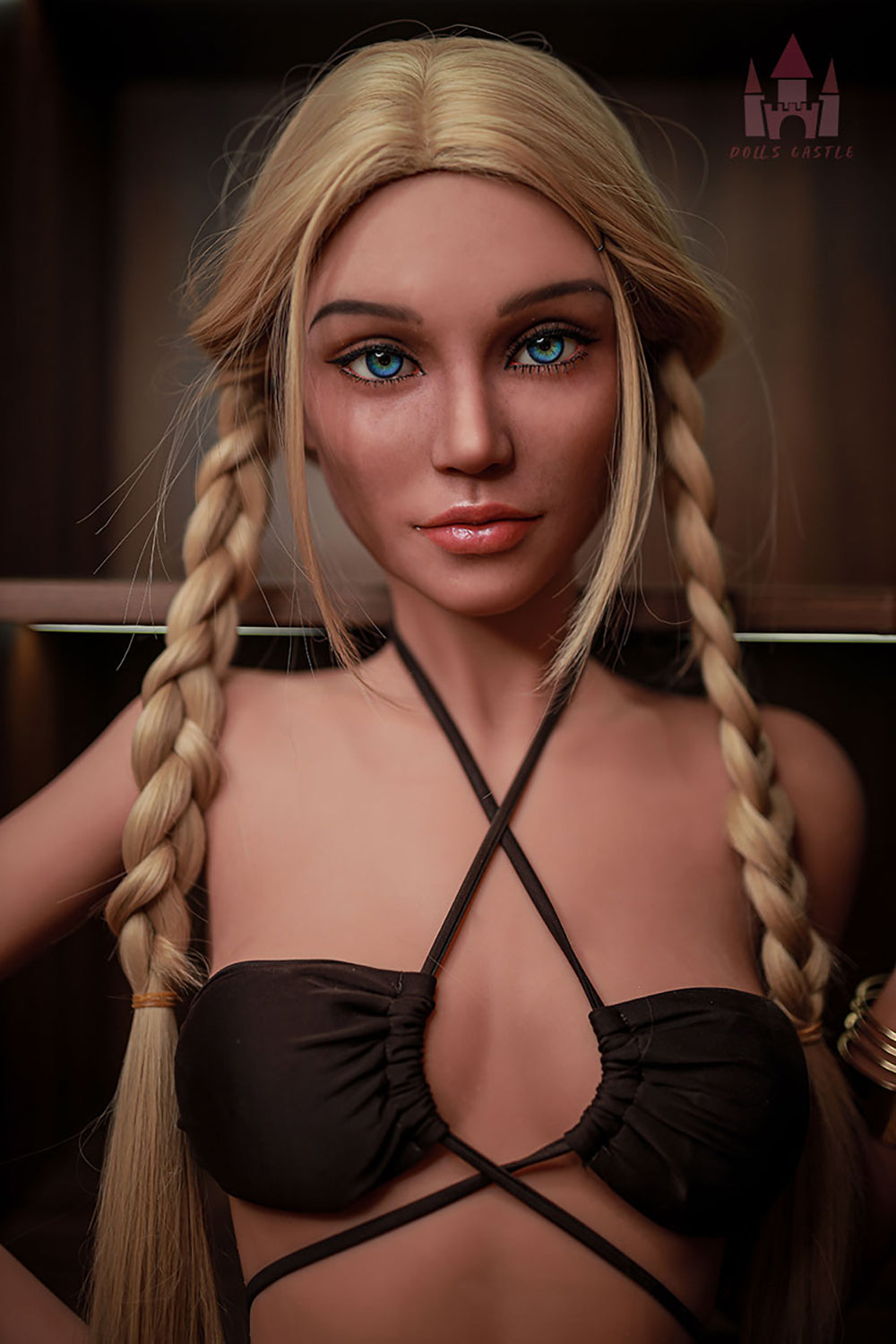 US Stock - Dolls Castle Adina 5ft58 / 170cm #DC04 Head TPE Blonde Sim Tall Sex Doll For Men