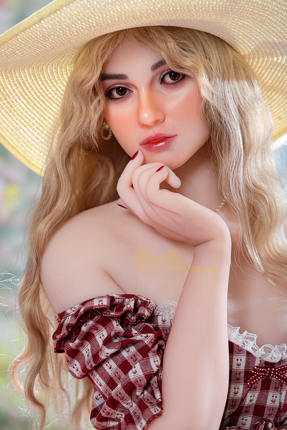 Irontechdoll Tina 5ft31/ 162cm #S45 Silicone Head TPE Body Small Breast Blonde Girl Sex Doll